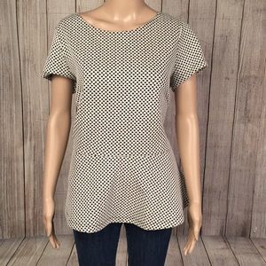 Banana Republic Black and white patterned top